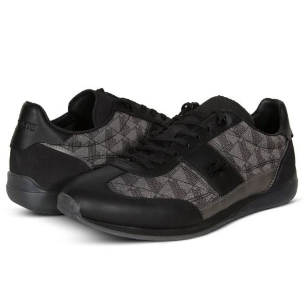 Lacoste Mens Angular Textile Trainers – 45CMA0013